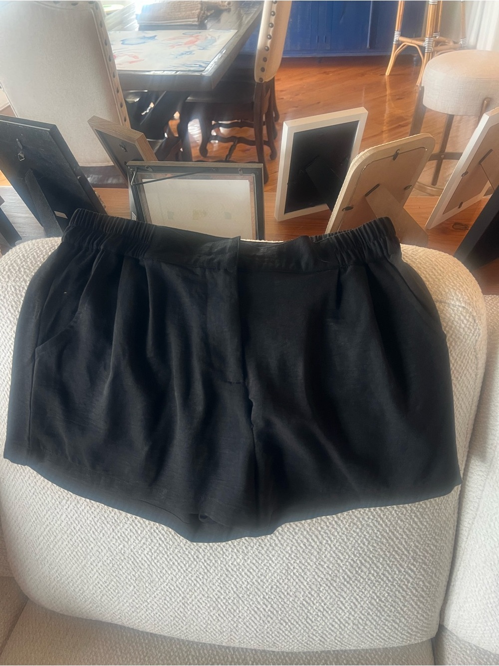 Umgee Black High-Waist Pull-On Shorts